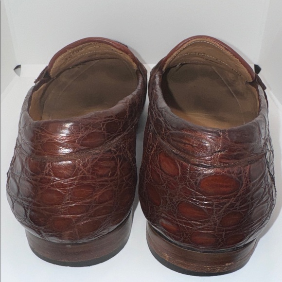 ALAN PAYNE GENUINE CROCODILE Loafers Men’s Size 11 - Picture 4 of 10